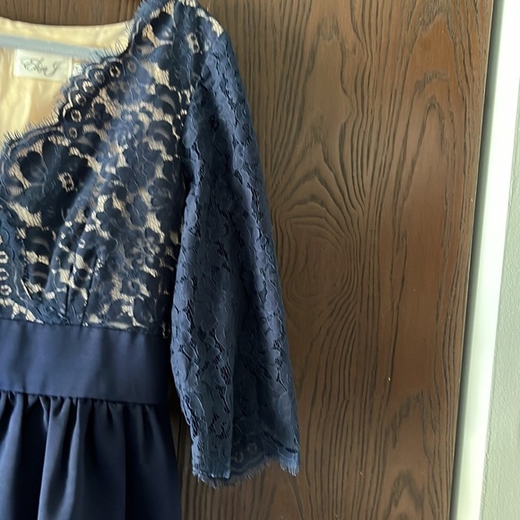 Eliza J cocktail navy blue dress. Size 10 - Picture 7 of 10
